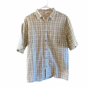 100% Cotton REI Hiking Button Up Shirt